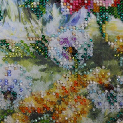 DIY Bead Embroidery Kit "May's embrace" 9.1"x11.0" / 23.0x28.0 cm
