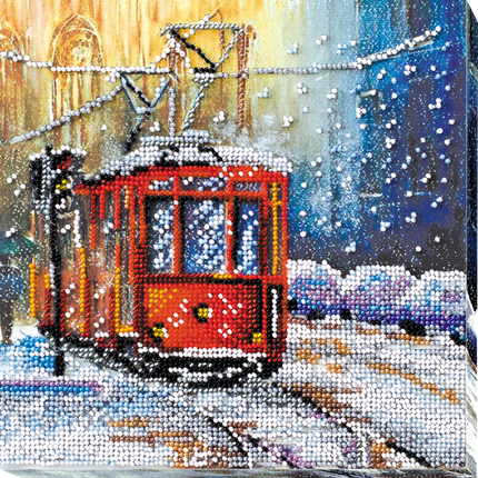 DIY Bead Embroidery Kit "Tram of wishes"