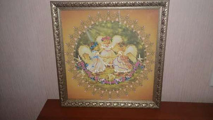 DIY Bead Embroidery Kit "Fairy-tale" 12.6"x12.6" / 32.0x32.0 cm
