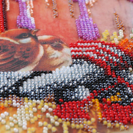 DIY Bead Embroidery Kit "By the fire"