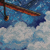DIY Cross Stitch Kit "Above the clouds" 7.9"x9.8"