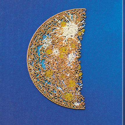 DIY Bead Embroidery Kit "Cadence-2" 11.0"x13.8" / 28.0x35.0 cm