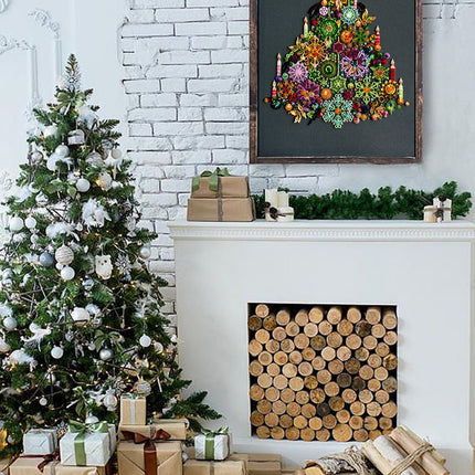 DIY Bead Embroidery Kit "Golden lights" 11.0"x15.0" / 28.0x38.0 cm