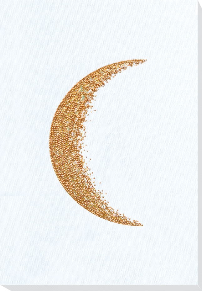 DIY Bead Embroidery Kit "Cadence-3 white" 11.0"x13.8" / 28.0x35.0 cm