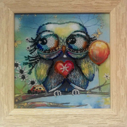 DIY Bead Embroidery Kit "Muse"  5.9"x5.9" / 15.0x15.0 cm