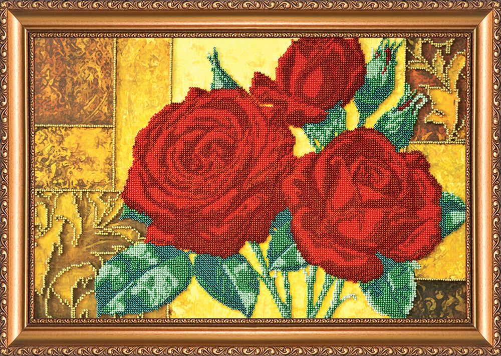 DIY Bead Embroidery Kit "Marseilles" 17.7"x11.8" / 45.0x30.0 cm