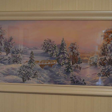 DIY Bead Embroidery Kit "Bewitched forest" 26.2"x11.8" / 66.5x30.0 cm