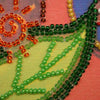 DIY Bead Embroidery Kit "Cacao"  5.9"x5.9" / 15.0x15.0 cm