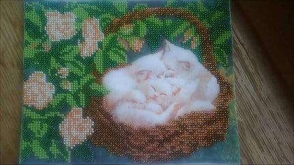Canvas for bead embroidery "Siesta" 7.9"x6.3" / 20.0x16.0 cm