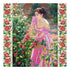 Canvas for bead embroidery "Flower-Lady" 11.8"x11.8" / 30.0x30.0 cm