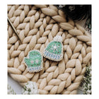 Beadwork kit for creating brooch 