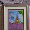 Canvas for bead embroidery "Paris" 9.4"x11.8" / 24.0x30.0 cm