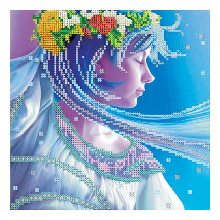 Canvas for bead embroidery "Lada" 7.9"x7.9" / 20.0x20.0 cm