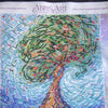 Canvas for bead embroidery "Magic Tree of Life" 11.8"x11.8" / 30.0x30.0 cm