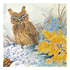 Canvas for bead embroidery "Owl" 7.9"x7.9" / 20.0x20.0 cm