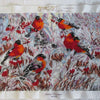 DIY Bead Embroidery Kit "Bullfinches" 17.7"x11.8" / 45.0x30.0 cm