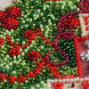 DIY Bead Embroidery Kit "Under the Christmas tree"  5.9"x5.9" / 15.0x15.0 cm