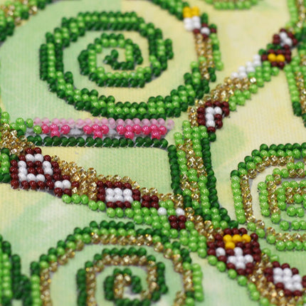 DIY Bead Embroidery Kit "Summer tree of life" 9.1"x18.1" / 23.0x46.0 cm