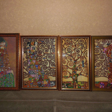 DIY Bead Embroidery Kit "Embrace" 11.8"x18.1" / 30.0x46.0 cm