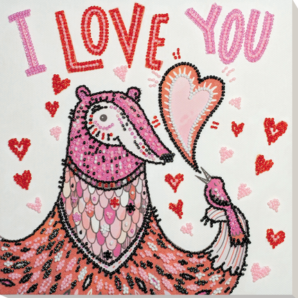 DIY Bead Embroidery Kit "Enamored"