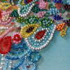 DIY Bead Embroidery Kit "Colored tail"  5.9"x5.9" / 15.0x15.0 cm