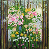 Canvas for bead embroidery "Forest bouquet" 11.8"x11.8" / 30.0x30.0 cm
