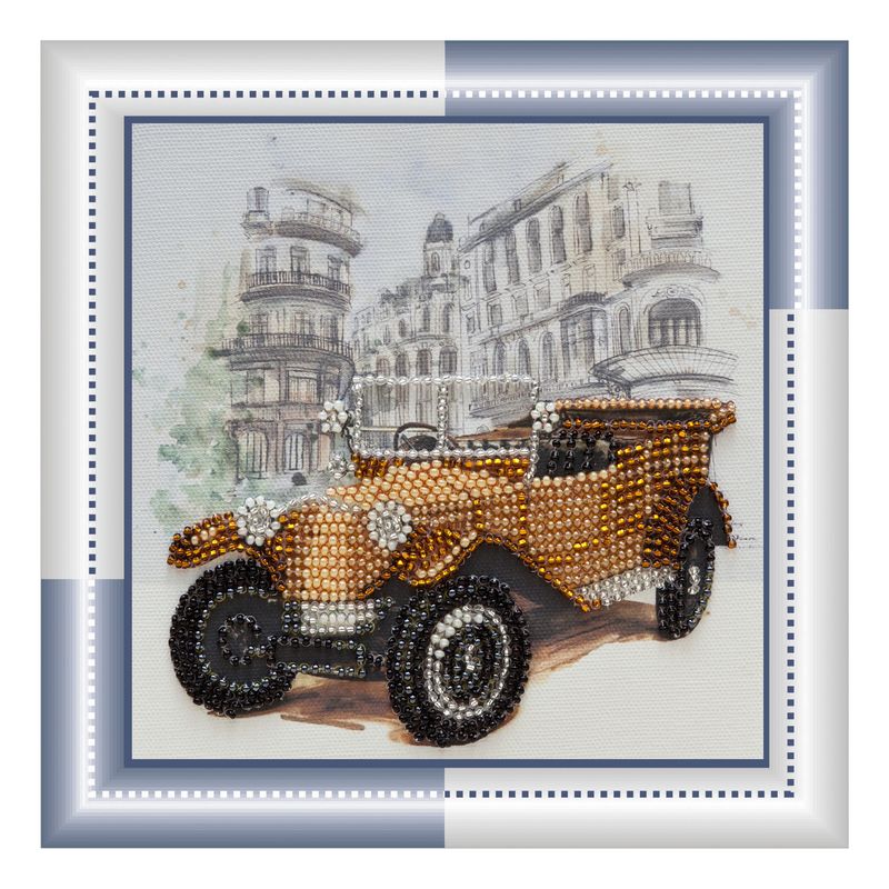 DIY Bead Embroidery Kit "Tafra-11"  5.9"x5.9" / 15.0x15.0 cm