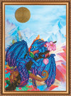 DIY Bead Embroidery Kit "Dragon" 8.7"x11.8" / 22.0x30.0 cm