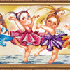 DIY Bead Embroidery Kit "Dance of the Little Swans" 27.6"x12.6" / 70.0x32.0 cm
