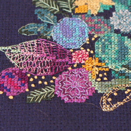 DIY Cross Stitch Kit "Christmas tree" 7.5"x8.7"