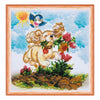 DIY Bead Embroidery Kit "In to the happiness"  5.9"x5.9" / 15.0x15.0 cm