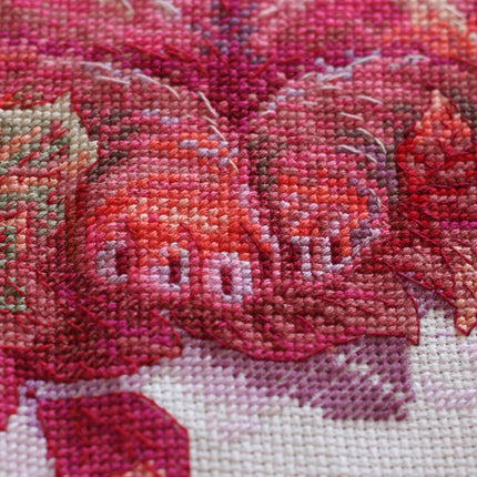 DIY Cross Stitch Kit "Little lioness" 11.8"x11.8"