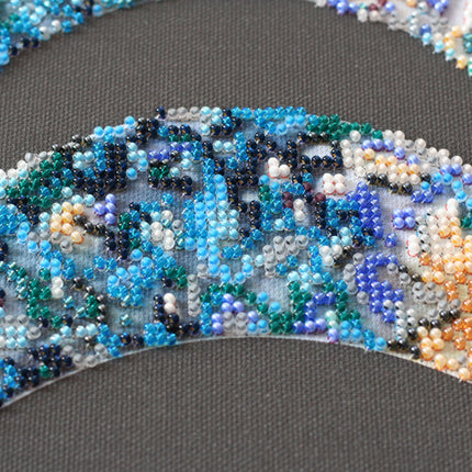DIY Bead Embroidery Kit "Moon phases" 11.8"x20.9" / 30.0x53.0 cm