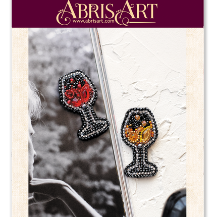 Beadwork kit for creating brooch "Sparkling"