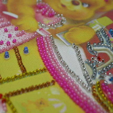 DIY Bead Embroidery Kit "Tidy"  5.9"x5.9" / 15.0x15.0 cm