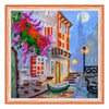DIY Bead Embroidery Kit "Venice landscape"  5.9"x5.9" / 15.0x15.0 cm
