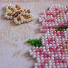 DIY Bead Embroidery Kit "Still lafe with a clock"  5.9"x5.9" / 15.0x15.0 cm