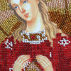 DIY Bead Embroidery Kit "Icon of the Mother of God «Midwife»" 7.5"x9.8" / 19.0x25.0 cm