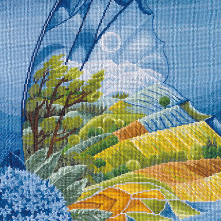 DIY Cross Stitch Kit "Cruise imagination" 11.8"x14.2"