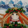 DIY Bead Embroidery Kit "Christmas angel"  5.9"x5.9" / 15.0x15.0 cm