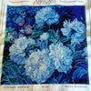 Canvas for bead embroidery "Moon peonies" 11.8"x11.8" / 30.0x30.0 cm
