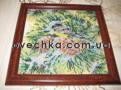 Canvas for bead embroidery "Frosty Morning" 7.9"x7.9" / 20.0x20.0 cm