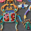 DIY Bead Embroidery Kit "Beetles" 9.4"x13.0" / 24.0x33.0 cm