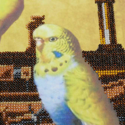 DIY Bead Embroidery Kit "Riding" 11.8"x11.8" / 30.0x30.0 cm