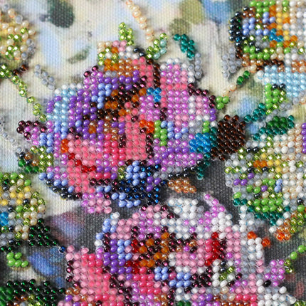 DIY Bead Embroidery Kit "Brightening" 11.8"x11.8" / 30.0x30.0 cm