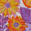 DIY Bead Embroidery Kit "Amazing flowers"  5.9"x5.9" / 15.0x15.0 cm