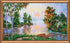 DIY Bead Embroidery Kit "Morning haze" 19.7"x11.8" / 50.0x30.0 cm