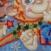 DIY Bead Embroidery Kit "Cheer monkeys"  5.9"x5.9" / 15.0x15.0 cm
