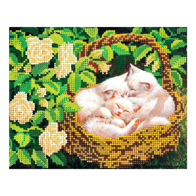 Canvas for bead embroidery "Siesta" 7.9"x6.3" / 20.0x16.0 cm