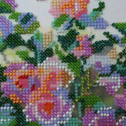 DIY Bead Embroidery Kit "Sweet life" 13.8"x16.1" / 35.0x41.0 cm